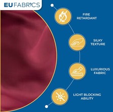 Claret blackout fabric venus - blackout,