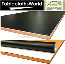 Black table protector heavy - black,