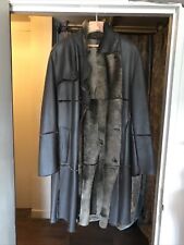 Burberry Prorsum Shearling Trench Dark brown