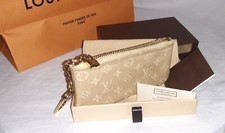 LOUIS VUITTON TEXTILE POCHETTE CLES COIN PURSE