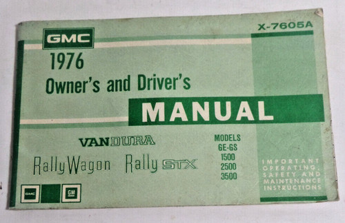 1976 gmc vandura owner - 1976,