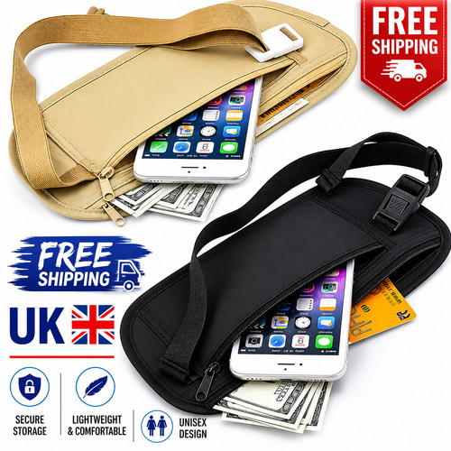 Money belt travel hidden - money,
