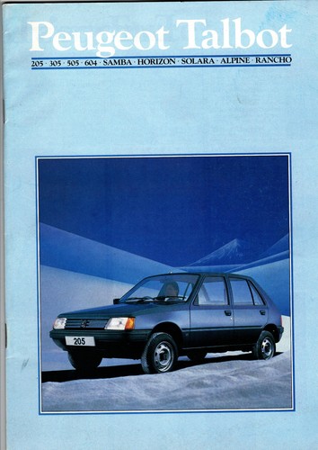 Peugeot talbot range magazine - peugeot,