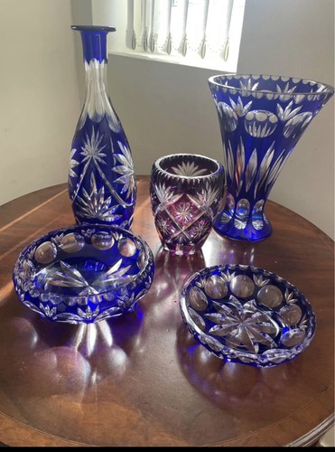 Vintage bohemian cobalt blue - bohemian,