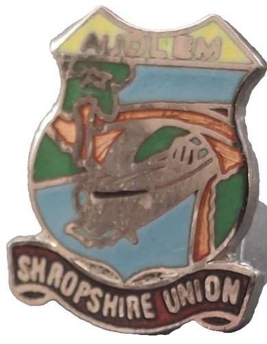 Audlem village small - audlem, badge