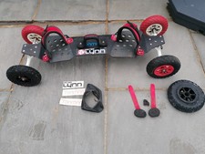 Trampa Mountain Kite Board Long Carbonfibre Mountainboard Red Primo Alpha