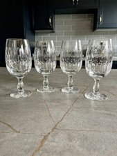 Gorgeous Webb Corbett Canterbury Glasses Cut Crystal Half a Pint