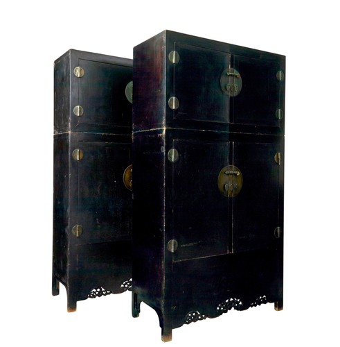 Pair 19th century black - pair,