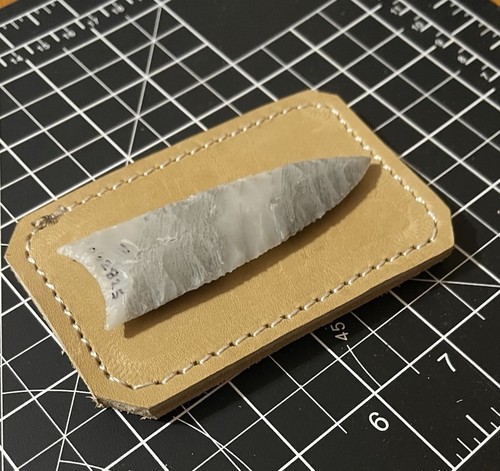 Thick leather hand pad flint - hand,