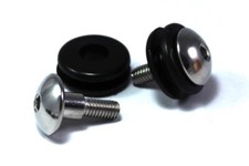 2x Rubber Fairing Grommet Yamaha  R1 R6 Grommets & m6 Stainless Shoulder Bolts