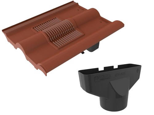 Timloc double roman tile vent - timloc,