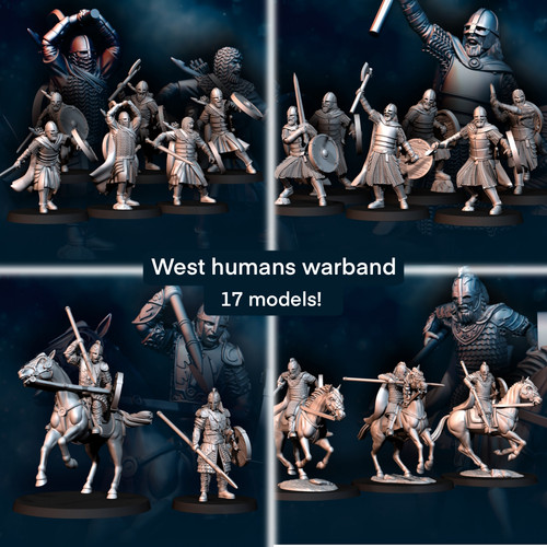 West human warband - human, davale