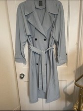 Pale Blue Light Trench Style