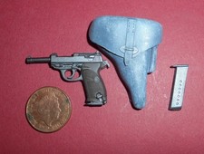 1/6th scale Dragon German ww2 P38 + winter holster for 12" toy action figures