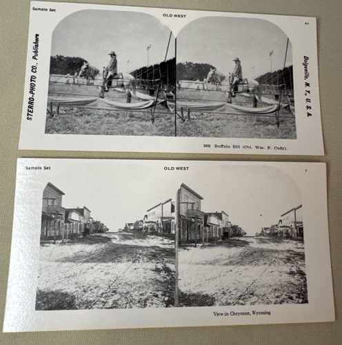 Vintage old west stereoview - vintage,