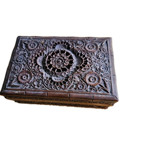 Vintage hand carved wooden - hand,