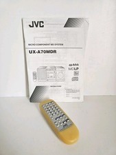 Original Remote Control For JVC UX-A70MDR Micro Hi-Fi CD/MD -Tested &Instruction