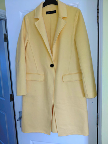 Zara yellow wool - zara, blend