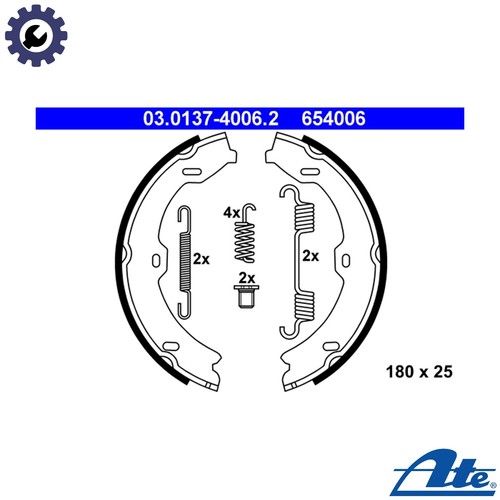 Brake shoe set parking - brake,