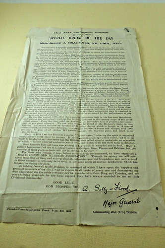 Ww1 42nd east lancs - ,,
