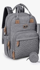 ANKÖMMLING Baby Changing Bag Backpack, Multi  Large, built-in charger point 