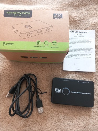 Hdmi kvm switch port uhd - switch, 2