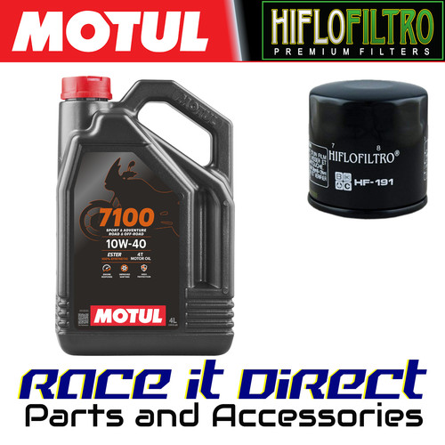 Oil and filter - for, triumph