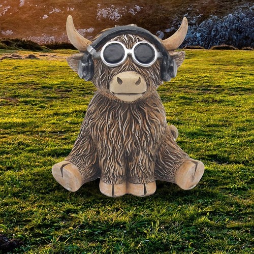 Highland cow moo - cow, moo-sic