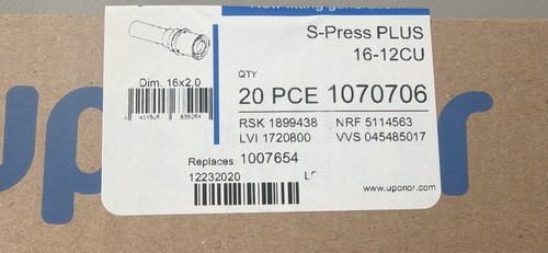 Uponor press plus 16mm - uponor,