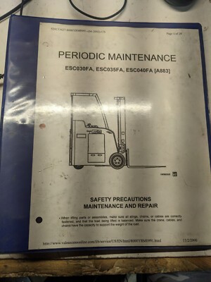 Moffett truck mounted forklift - truck,