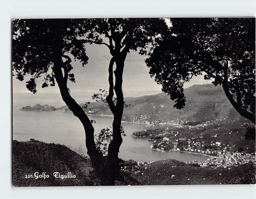 Postcard aerial view tigullio - postcard,