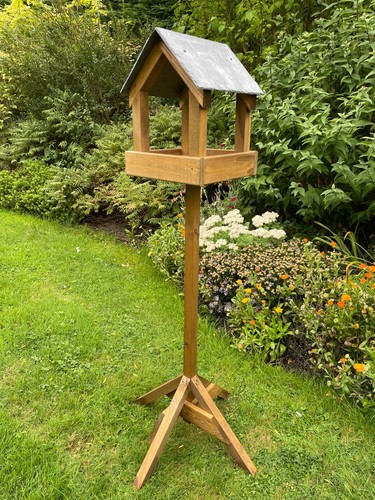 Minster wooden bird table - wooden,
