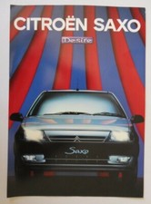 CITROEN SAXO DESIRE Limited Edition orig 1997 UK Mkt Sales Brochure