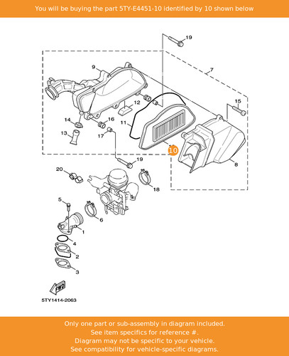 Yamaha element air - element,, cleaner