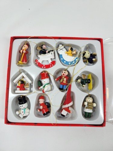 Vintage wood mini christmas - vintage,