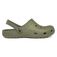 Mens Sandals Green Adults Womens Mule Unisex Clogs Slip On Berman SIZE