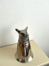 Rare Vintage  Fox Head Silver