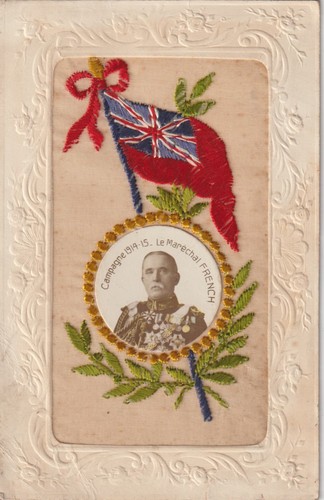 Silk postcard showing - ww, 1