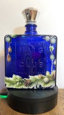 Haig Club Whisky Bottle Light, Christmas table decoration. Home bar unique gift 