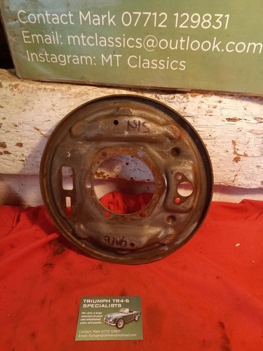 Triumph tr4a back plate rear - tr4a,
