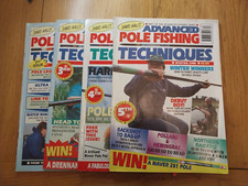 4 Advanced Pole Fishing Magazines -Issues 2,3,4,5 - 1995 - David Hall - Rarest!!