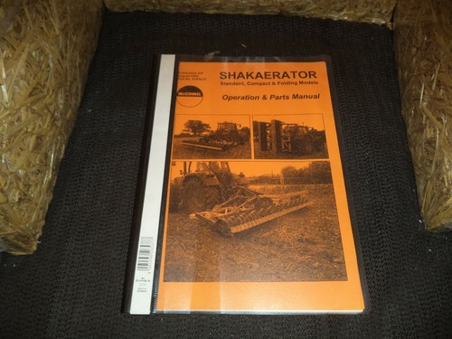 Mcconnel shakaerator operators - shakaerator,