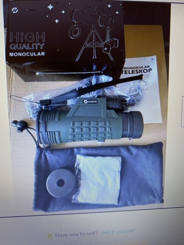 Monocular telescope 12x42 high - telescope,