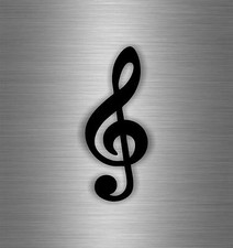 Sticker decal wall car moto funny surf music clef note symbol r1 guitar