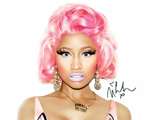 Nicki minaj autograph signed - nicki,