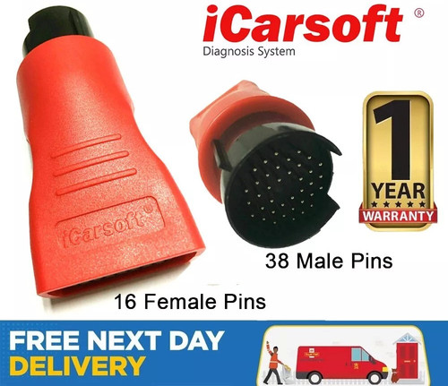 Icarsoft benz 38pin red - icarsoft, benz-38pin