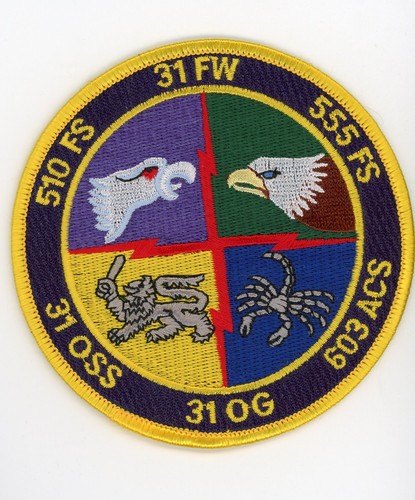 Patch usaf gaggle aviano afb - gaggle,