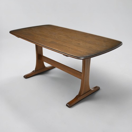 Ercol elm dining - table, plank