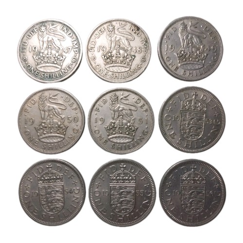 One shilling coin - one,