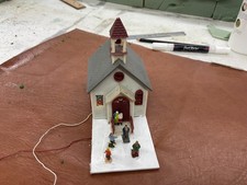 CHURCH HOUSE IN THE SNOW